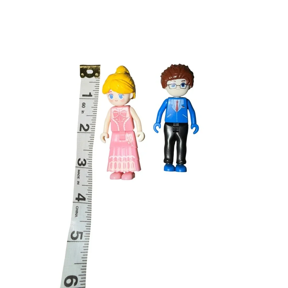 Building Block Mini Figures Boy and Girl Formal Wedding Prom Figures 3